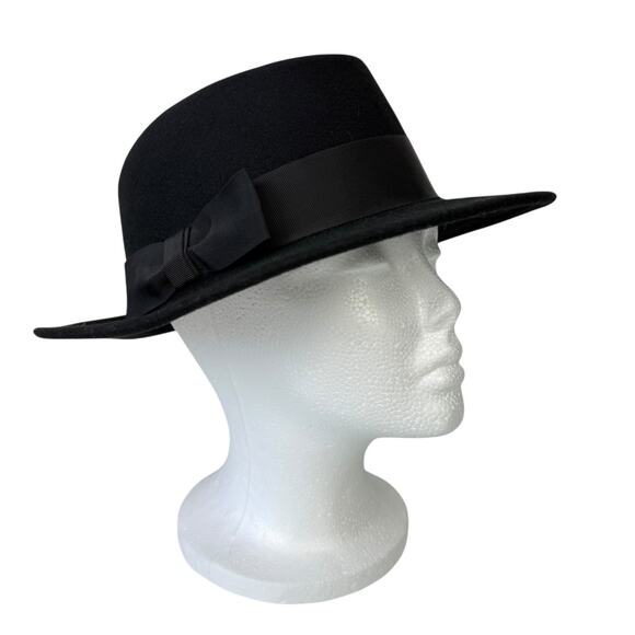 Vintage Street Smart by Betmar Fedora Hat 100% Wool Felt Women's Made in USA - Picture 1 of 15